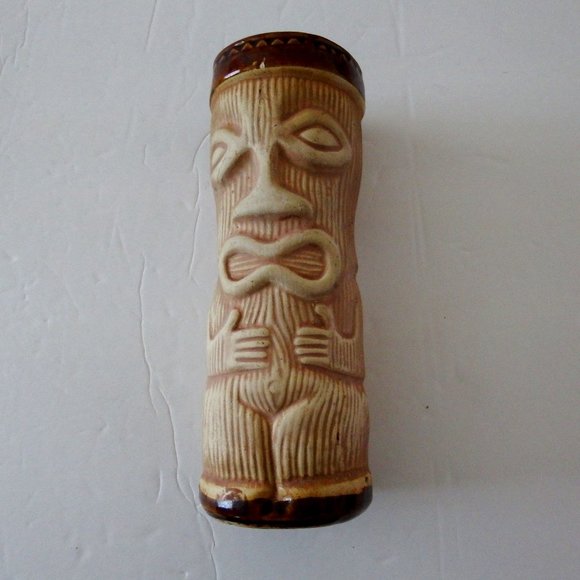 Paul Marshall Hawaiian Tiki Vase 7" H - Picture 1 of 4